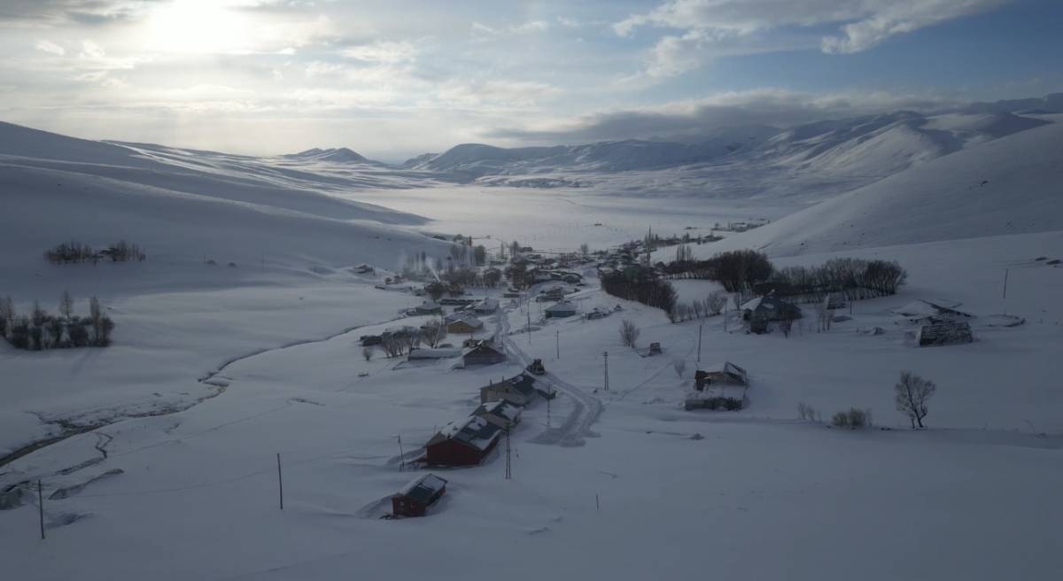 Ağrı’da kışın sert yüzü