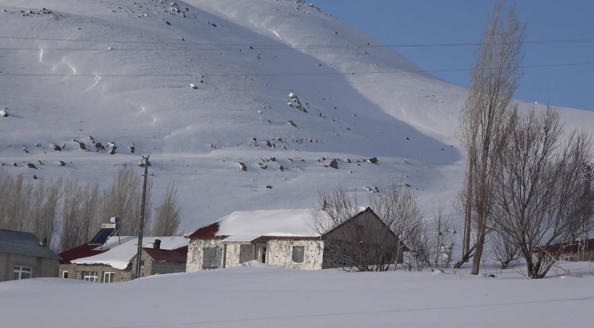 Ağrı’da kışın sert yüzü