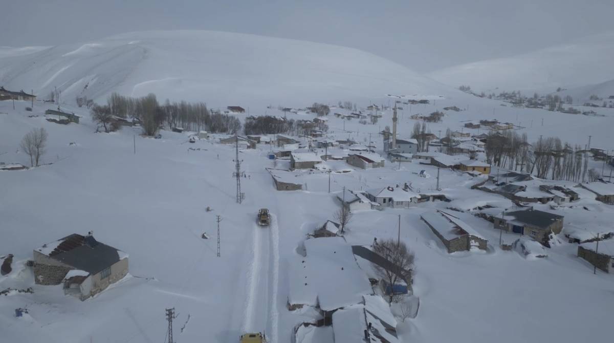 Ağrı’da kışın sert yüzü