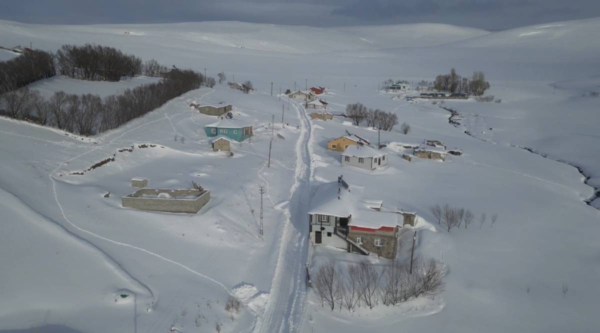 Ağrı’da kışın sert yüzü