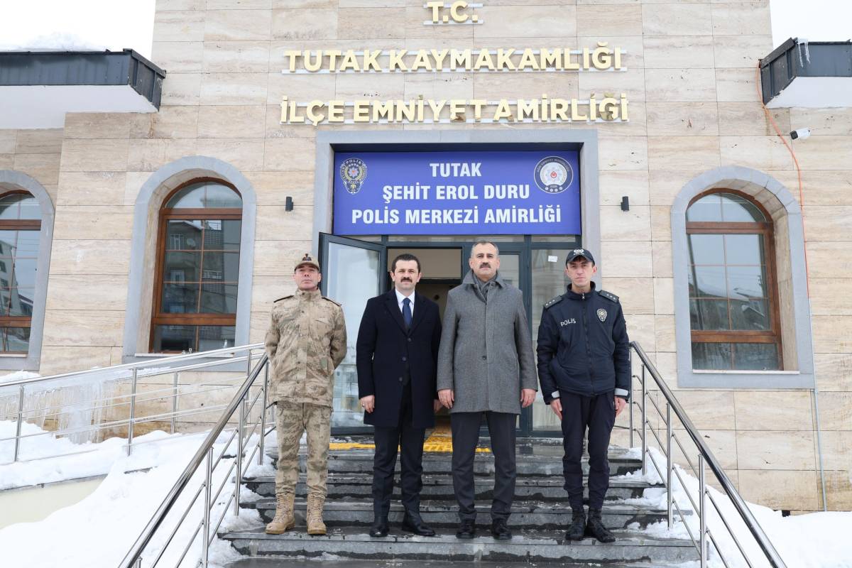 Vali Bozkurt, Tutak’ta Devam Eden Yatırımları Değerlendirdi