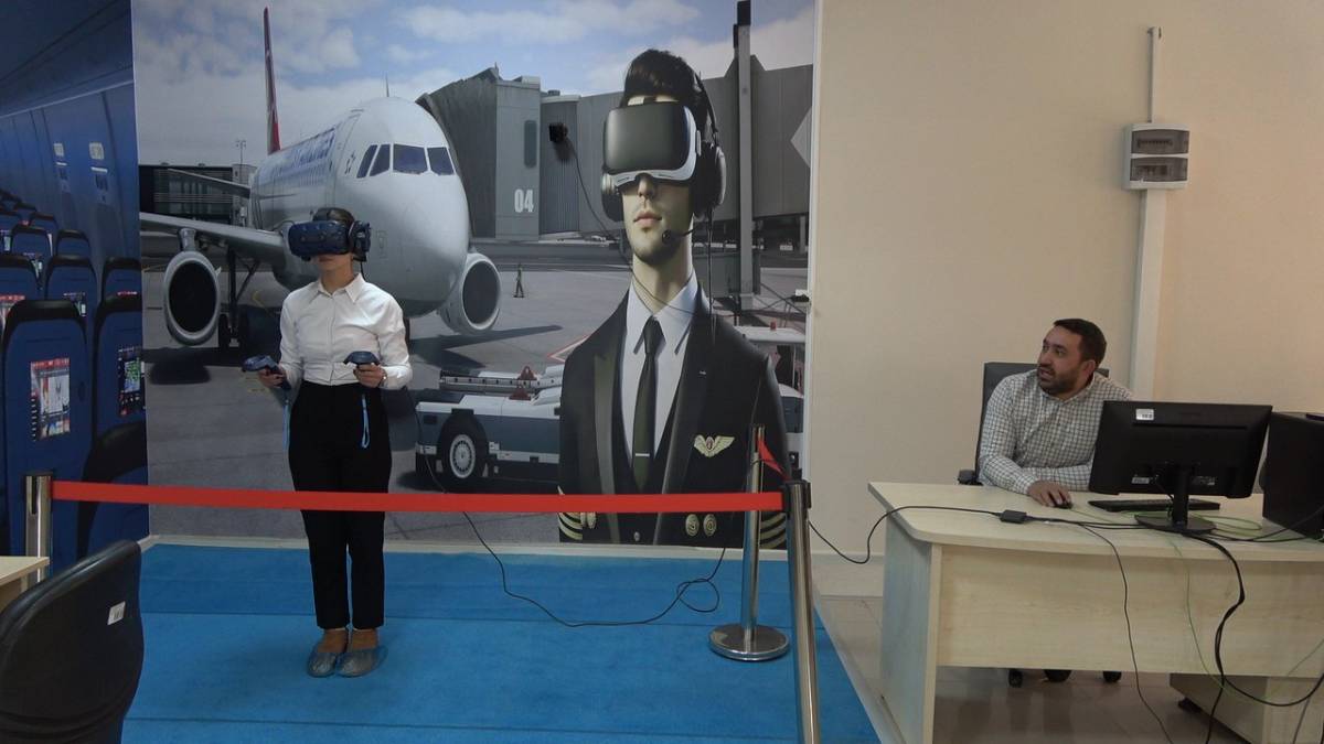 Ağrı’da öğrenciler uçuş senaryolarını sanal ortamda deneyimliyor