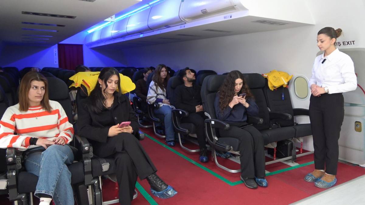 Ağrı’da öğrenciler uçuş senaryolarını sanal ortamda deneyimliyor