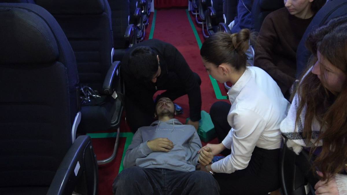 Ağrı’da öğrenciler uçuş senaryolarını sanal ortamda deneyimliyor