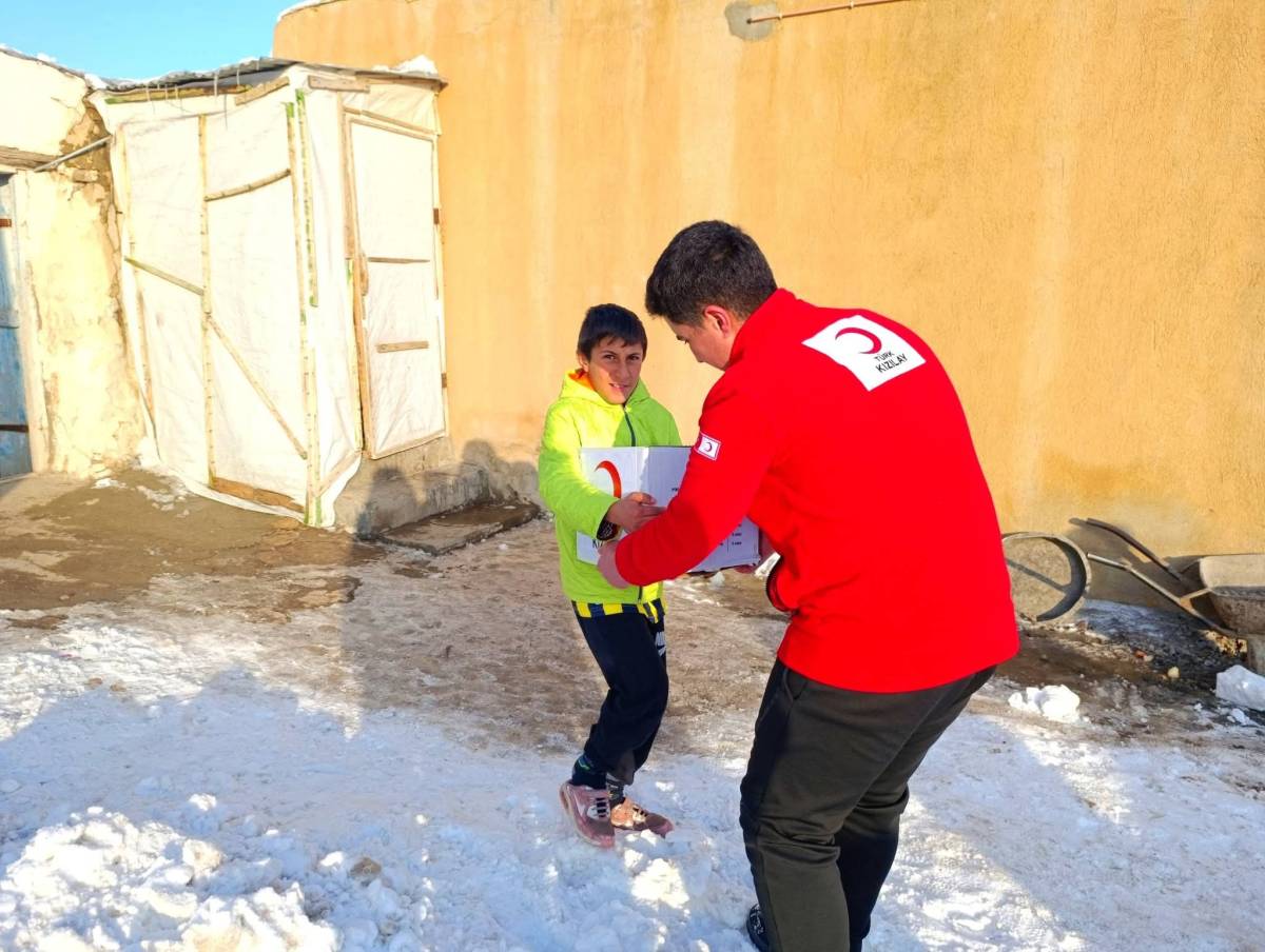 Kızılay’dan Diyadin’de kış dayanışması