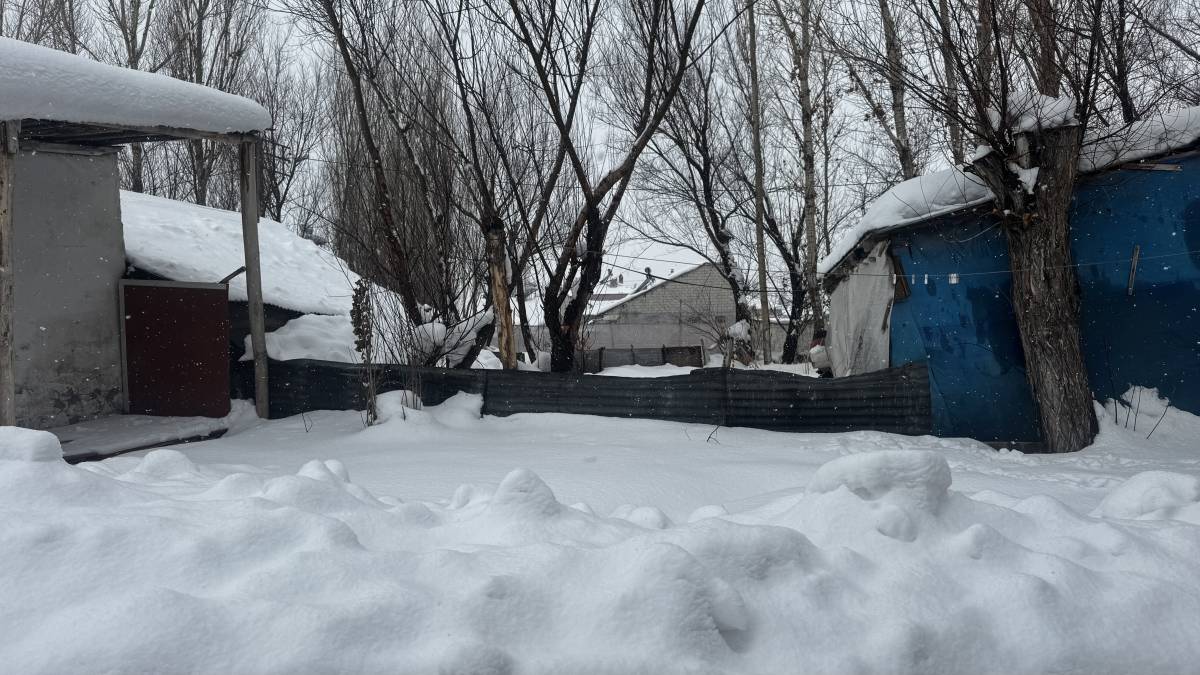 Ağrı’da Kar Yağışı Etkili Oluyor