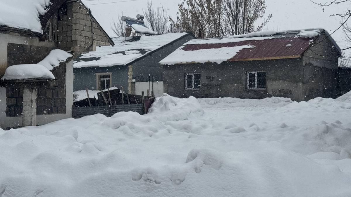 Ağrı’da Kar Yağışı Etkili Oluyor