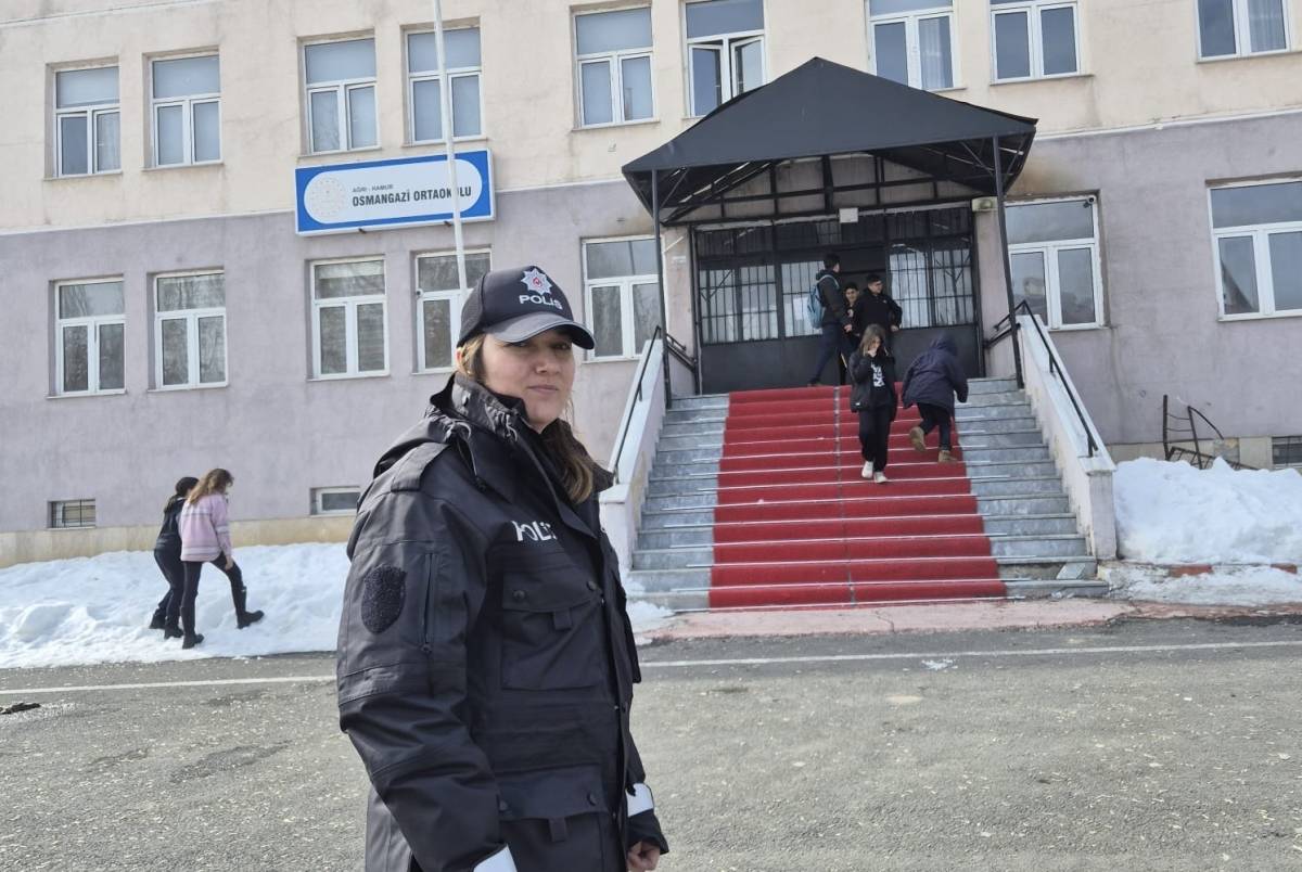 Ağrı’da okul çevrelerinde güvenlik önlemleri artırıldı