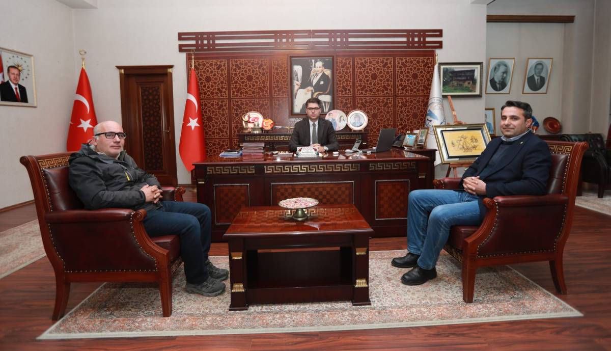 Patnos Haber Gazetesi.com Yazı İşleri Müdürü’nden Kaymakam Karaloğlu’na Ziyaret