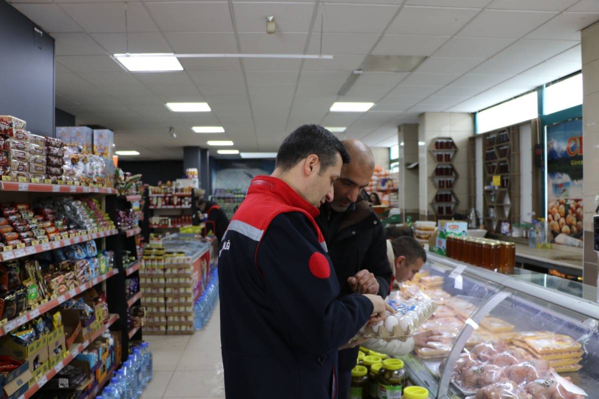 Ramazan öncesi Ağrı’da gıda işletmeleri mercek altında