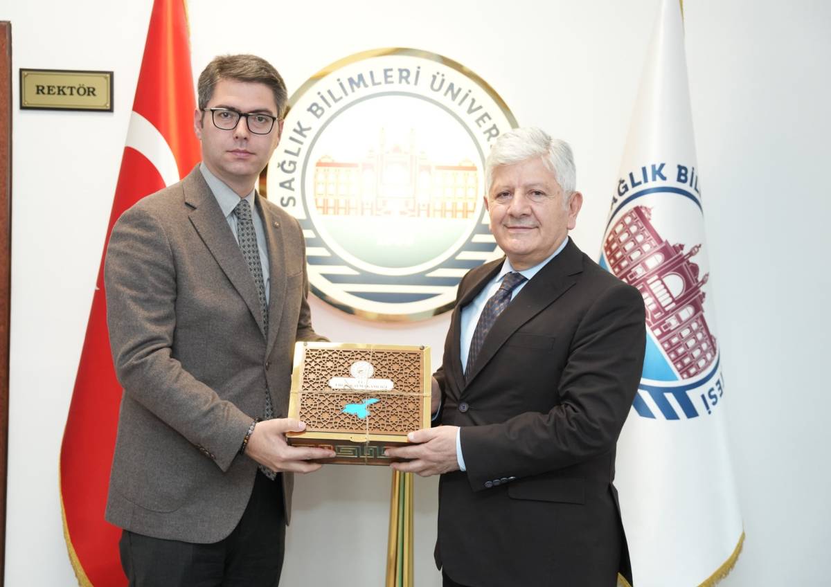 Erciş Kaymakamı Murat Karaloğlu’ndan Rektör Prof. Dr. Kemalettin Aydın’a Ziyaret