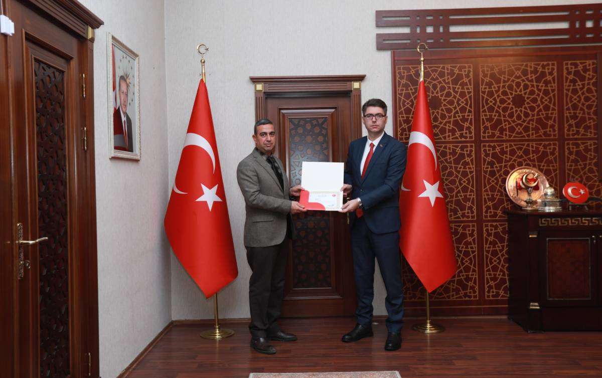 Erciş Kaymakamı Karaloğlu Erciş DSİ Heyetini Kabul Etti