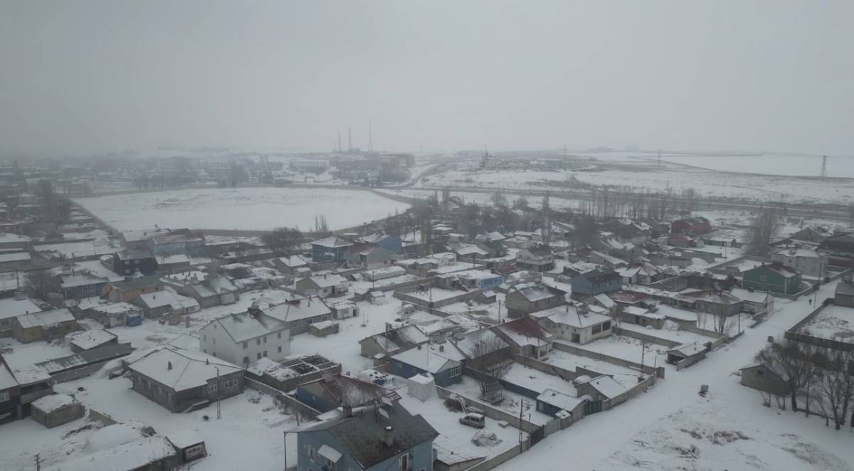 Ağrı’da Kar Gece Boyunca Etkili Oldu, Meteorolojiden Uyarı Geldi