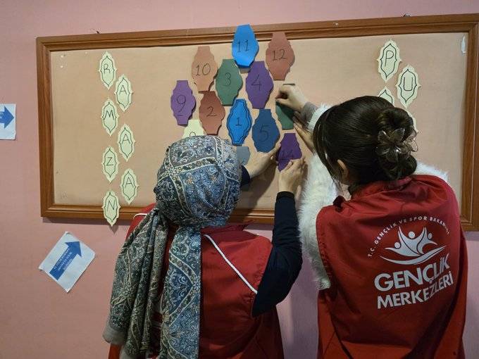 Ağrı Gençlik Merkezi’nde manevi atmosfer