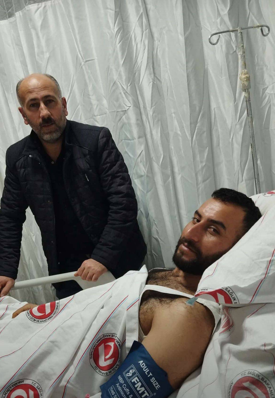 Patnoslu Genç İnaşattan Düşerek Yaralandı