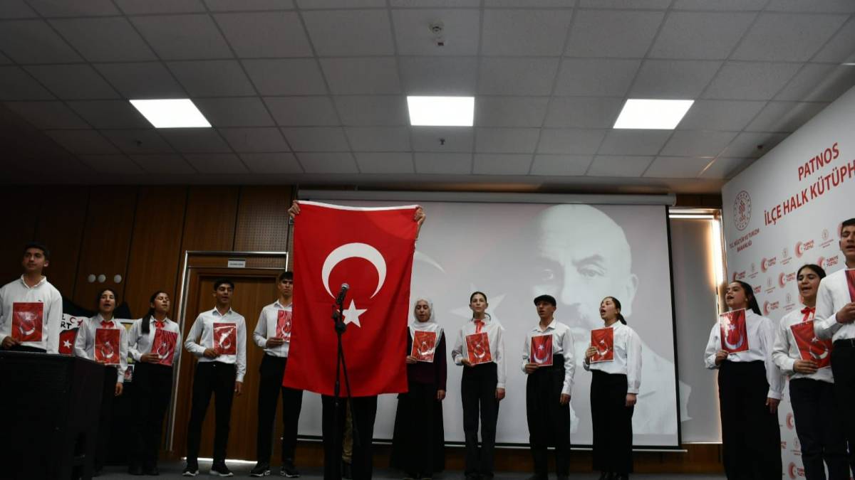 Patnos'ta İstiklal Marşı'nın Kabulü Programı Düzenlendi