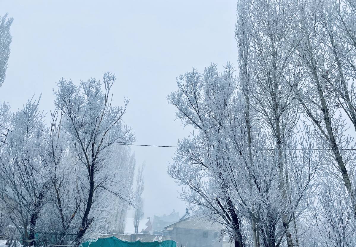 Ağrı’da hava yeniden buz kesti