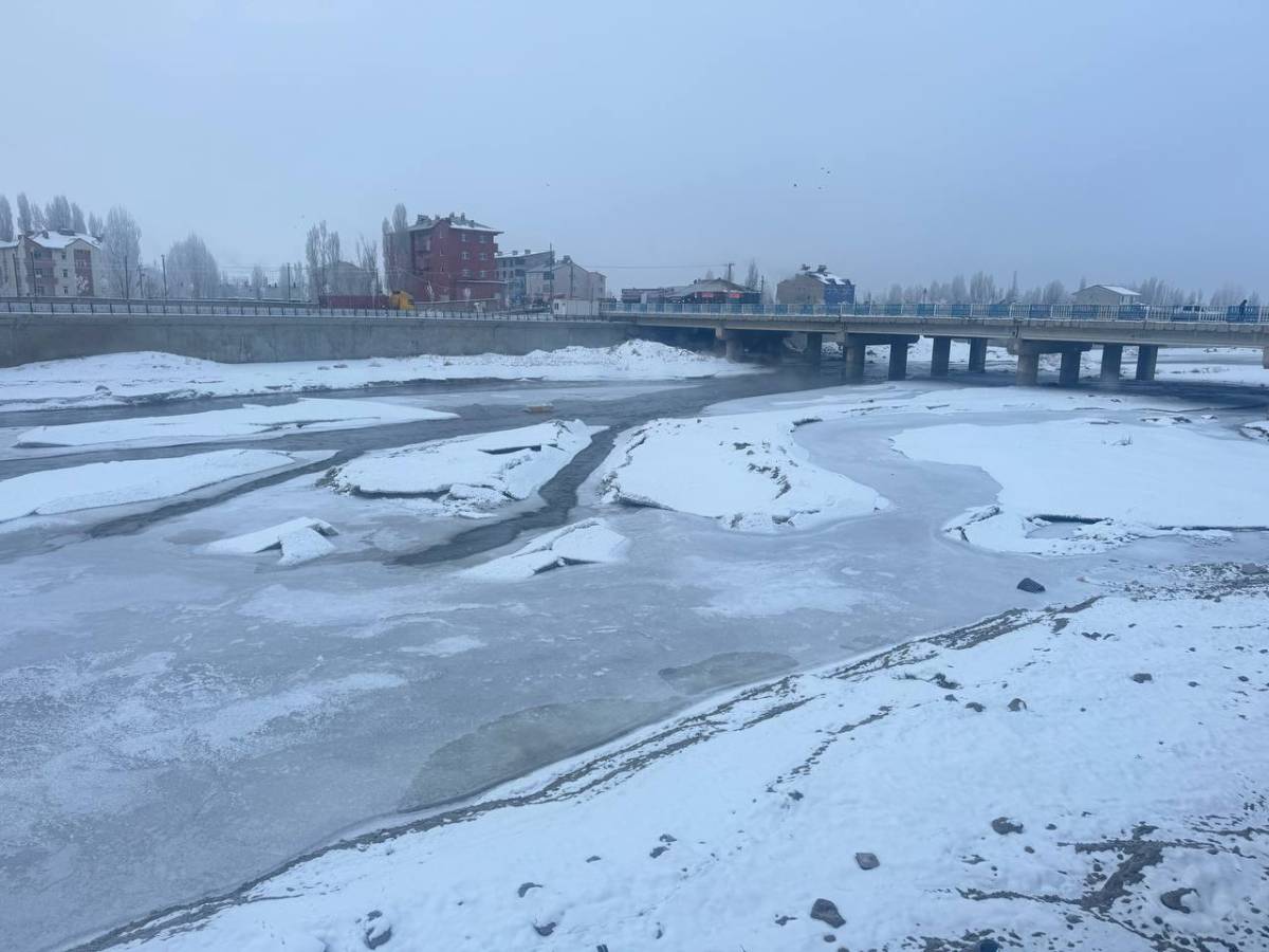 Ağrı’da bahar beklentisi yerini dondurucu soğuğa bıraktı