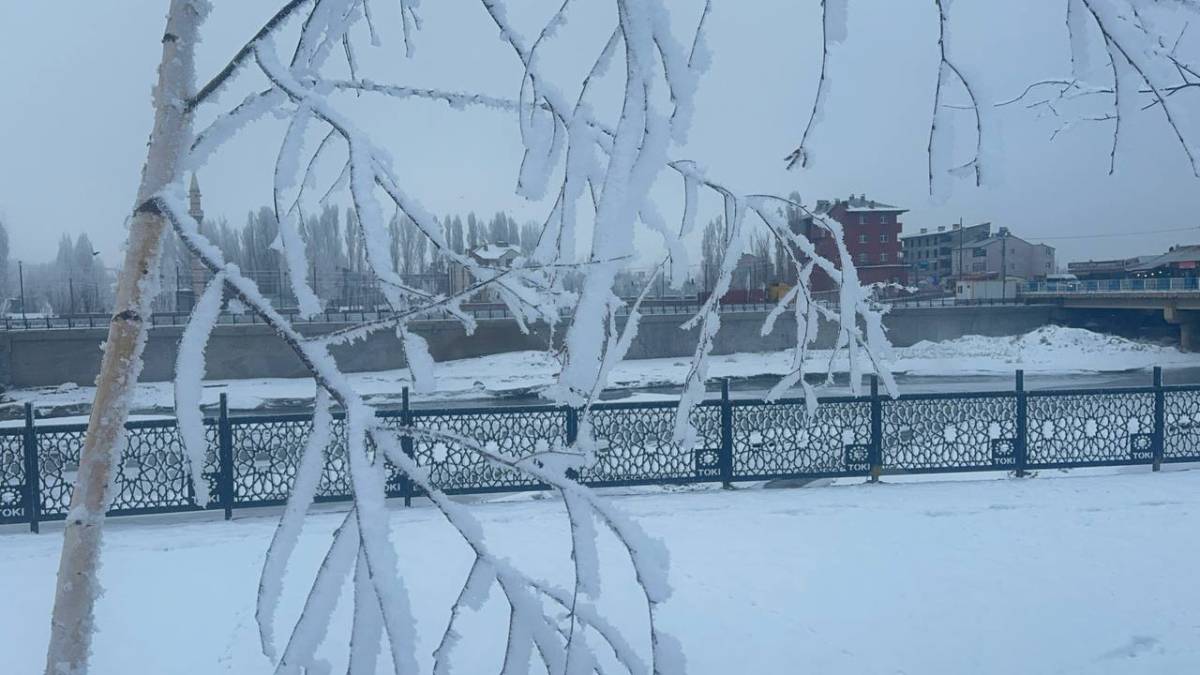 Ağrı’da bahar beklentisi yerini dondurucu soğuğa bıraktı