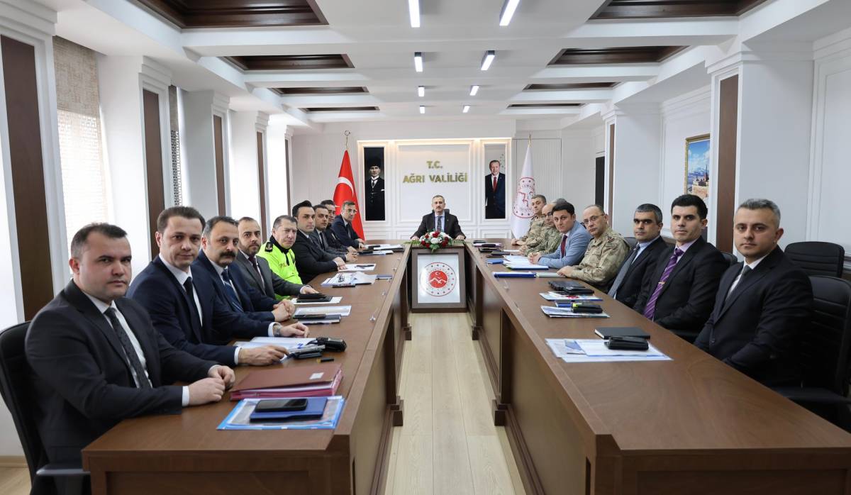 Ağrı’da sınır hattında kritik inceleme