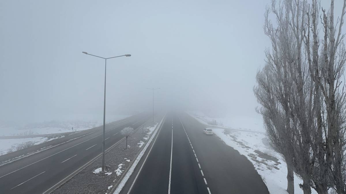 Ağrı’da hava yeniden buz kesti