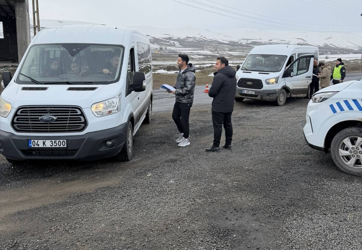 Tutak’ta okul servislerine sıkı denetim