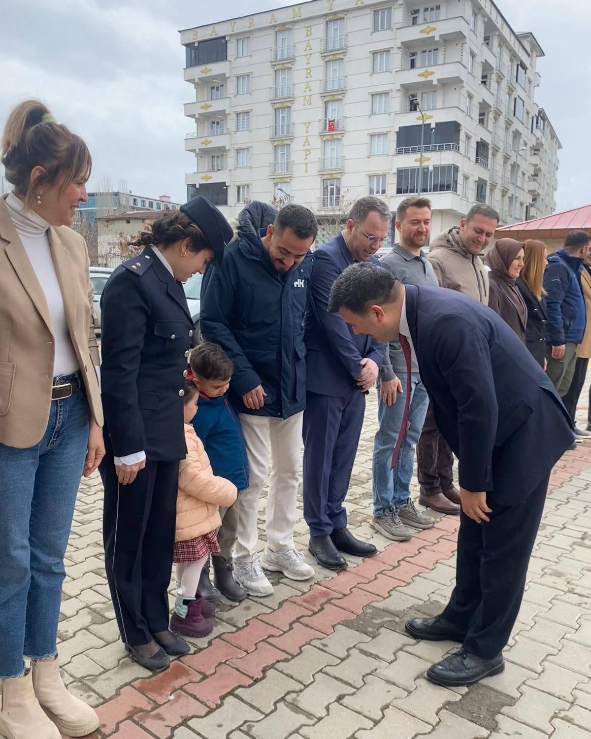 Patnos'ta Personel ile Bayramlaşma Ziyaretleri