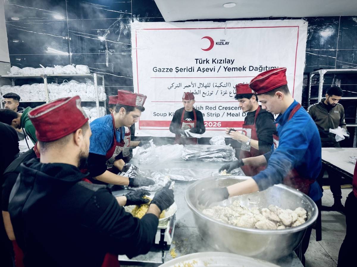 Ağrılı öğrencilerden Gazze’ye Ramazan yardımı