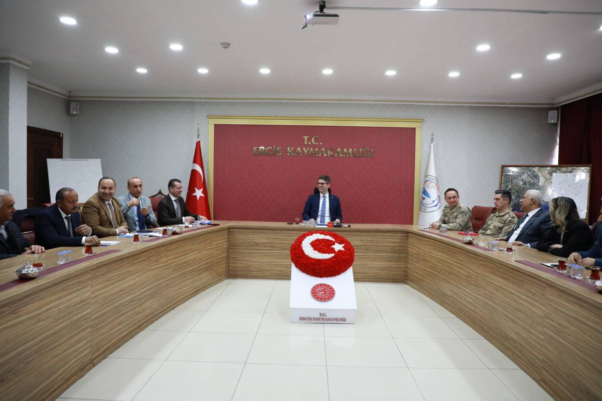 Erciş’te Güvenlik ve İş Birliği Toplantısı Gerçekleştirildi