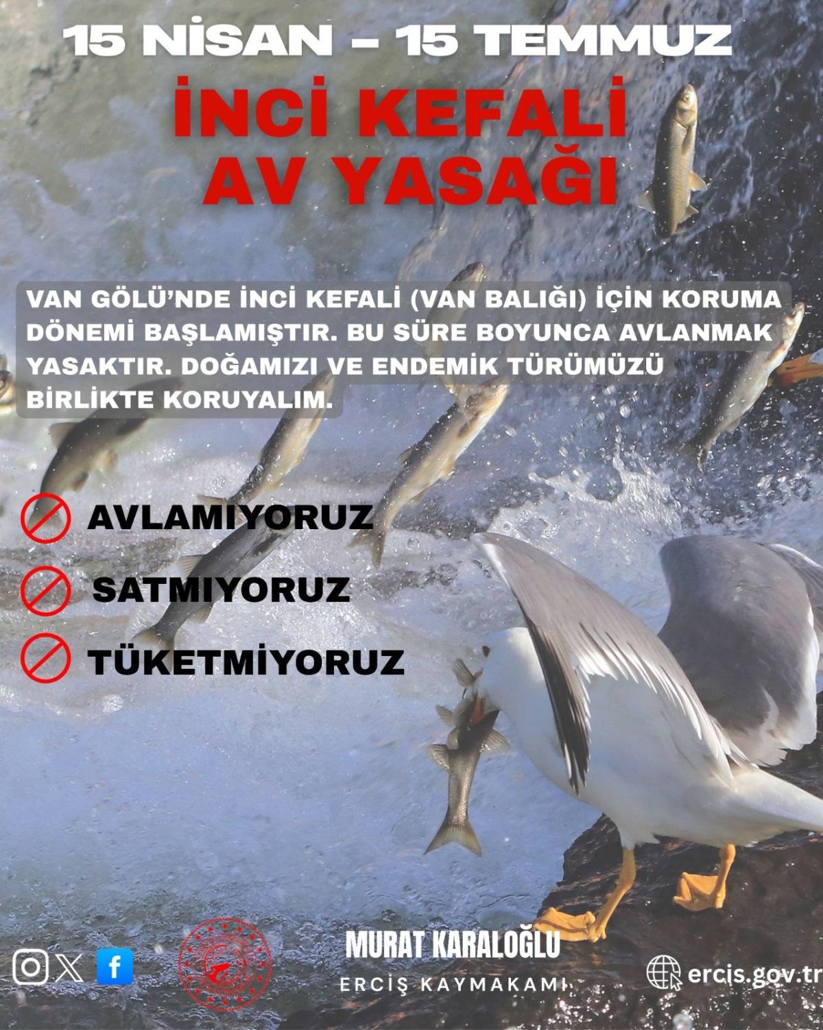 Erciş’te Beklenen Av Yasağı Geldi