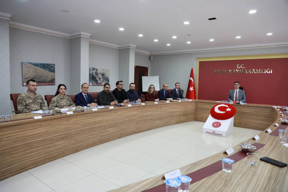 Erciş’te Okul Güvenliği Toplantısı Gerçekleştirildi