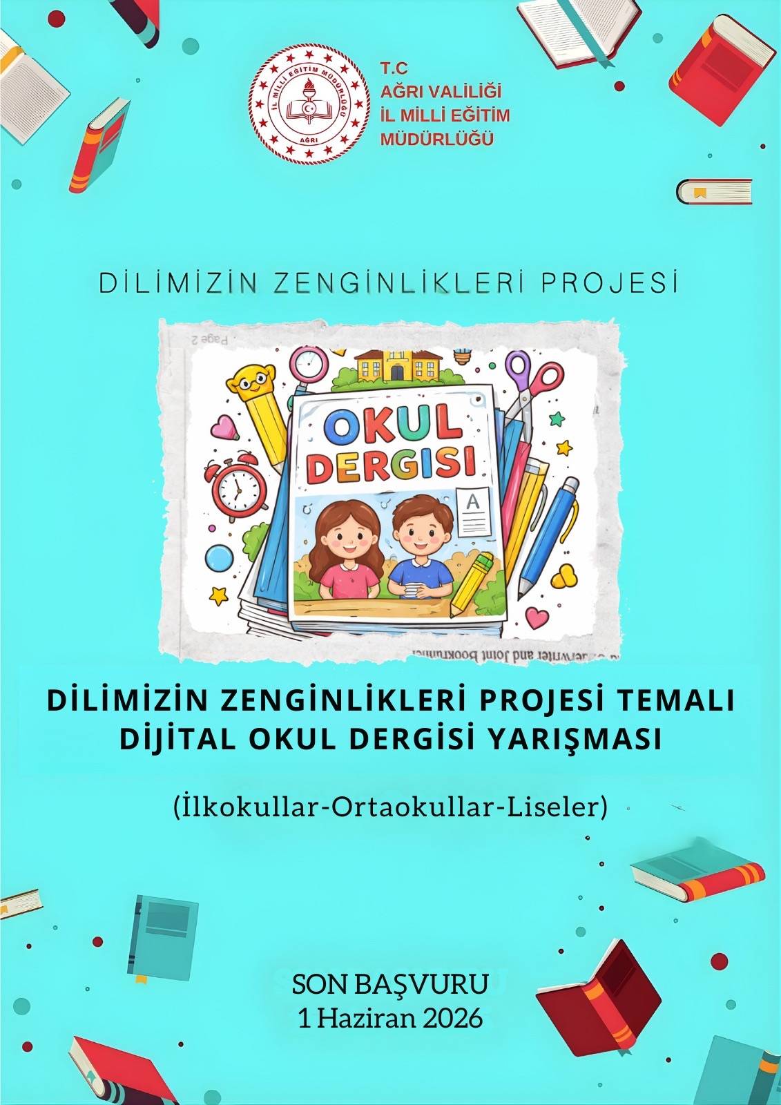 Ağrı’da “Dilimizin Zenginlikleri” İçin Yarışma Heyecanı Başlıyor