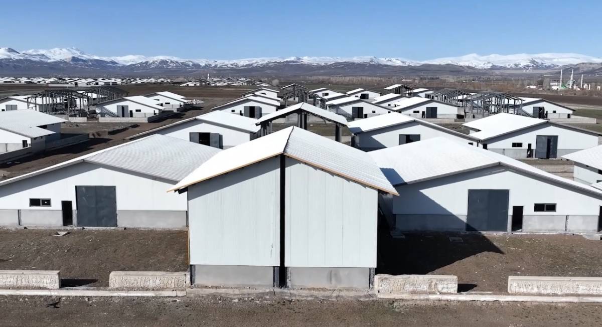 Ağrı’da 307 ahırlık dev projede sona yaklaşıldı