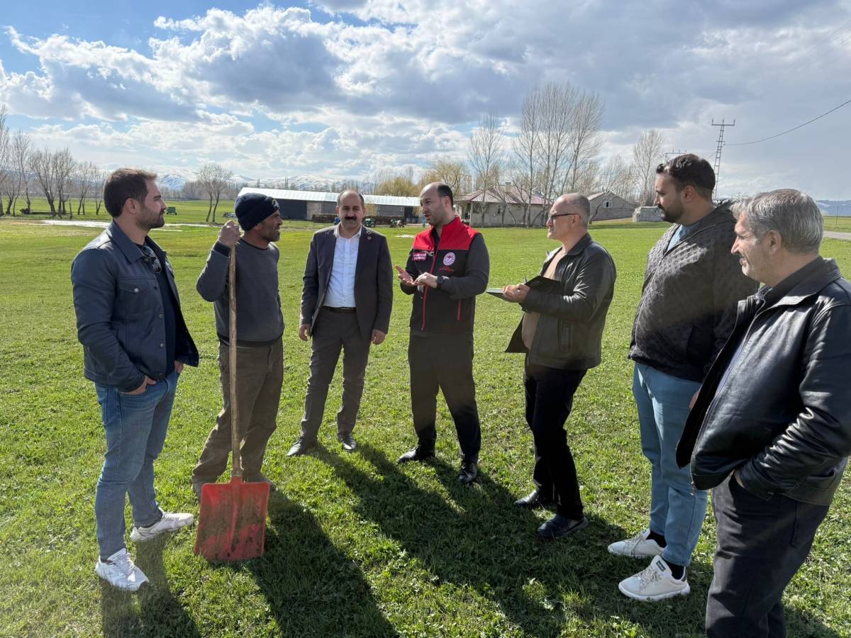 Ağrı’da Üreticiye Yerinde Destek