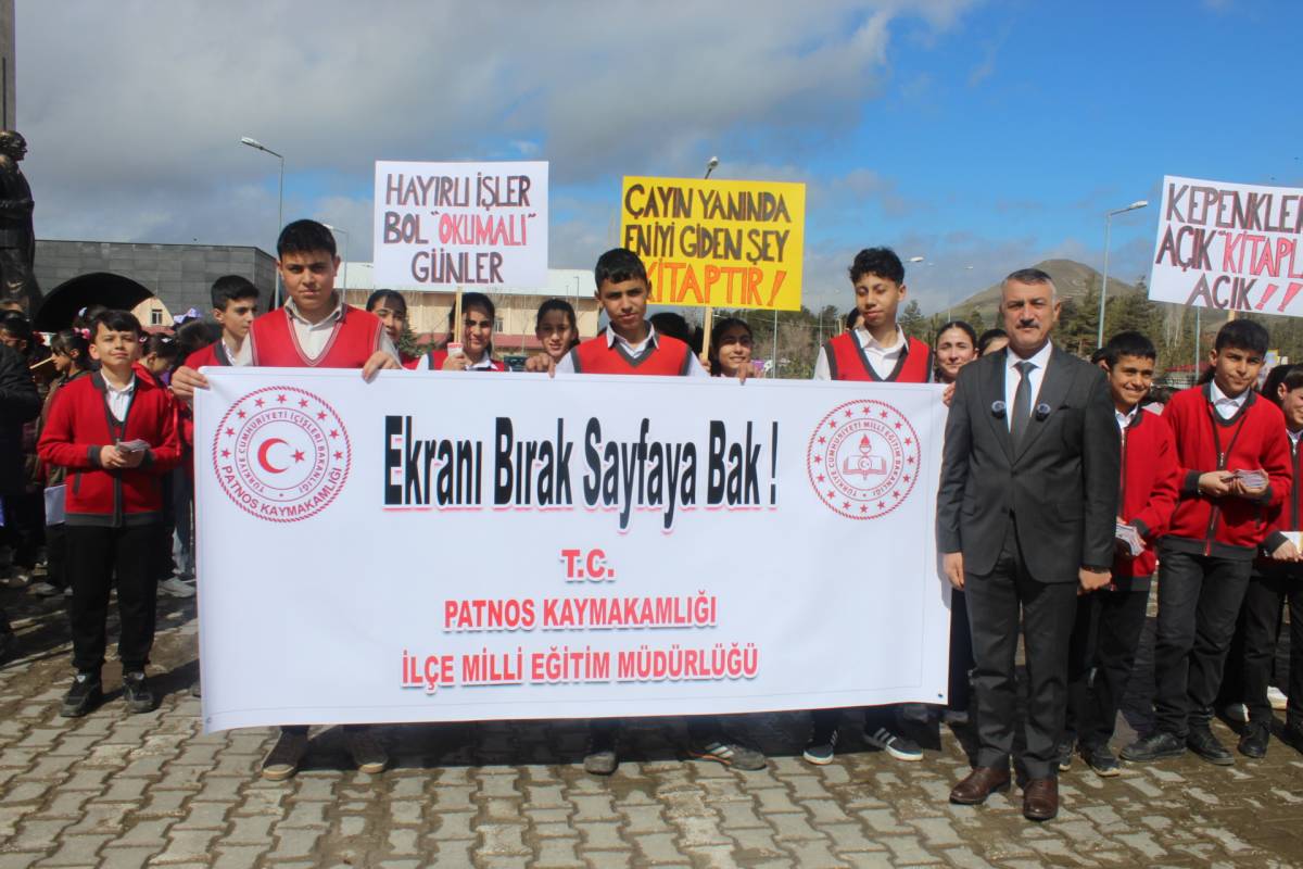 Patnos'ta Kitap Okuma Etkinliği Gerçekleştirildi( Videolu Haber)