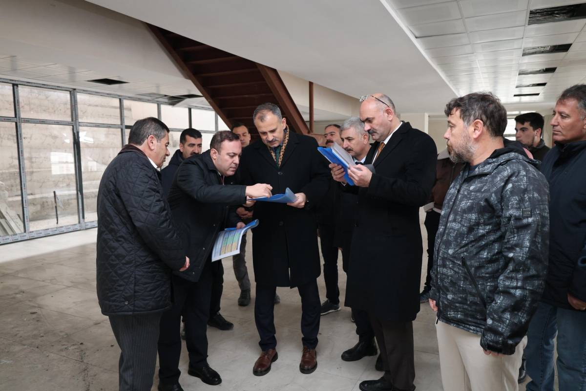 Ağrı’da yeni il halk kütüphanesi yükseliyor