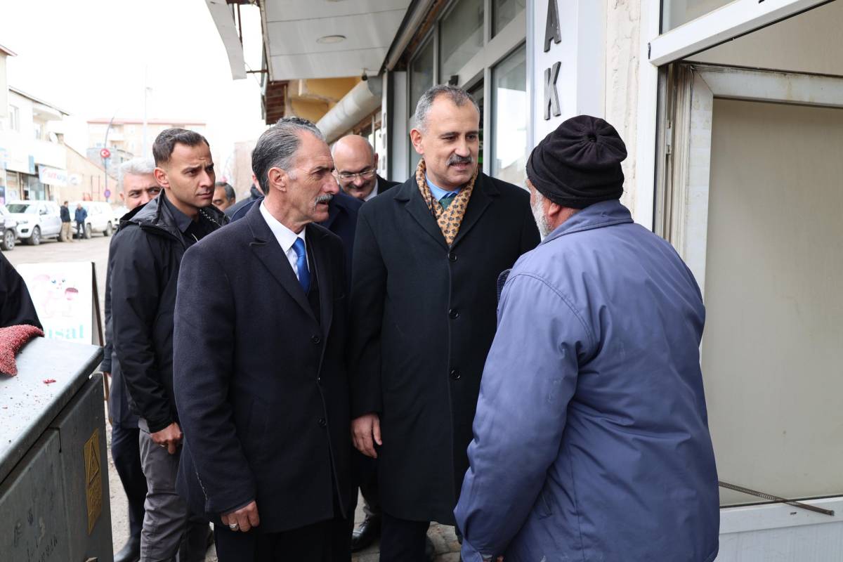 Vali Bozkurt’tan Diyadin’de tam gün mesai