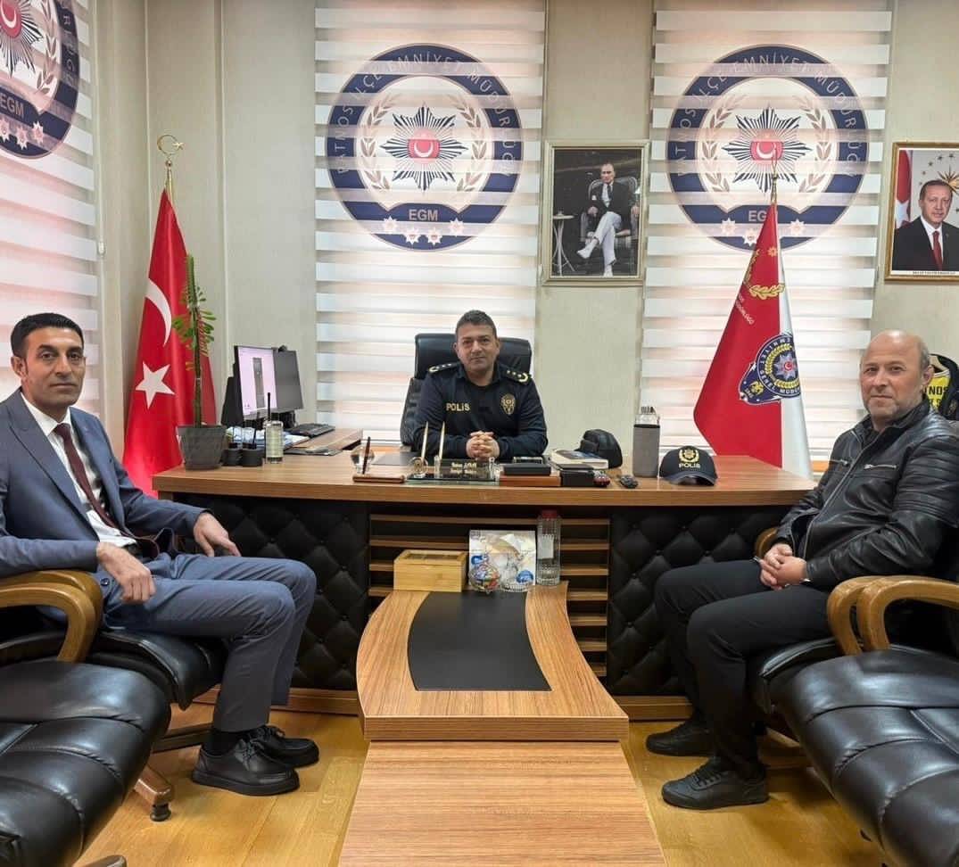 Fatih Alpaslan’dan İlçe Emniyet Müdürü Hakan Sarak’a Ziyaret