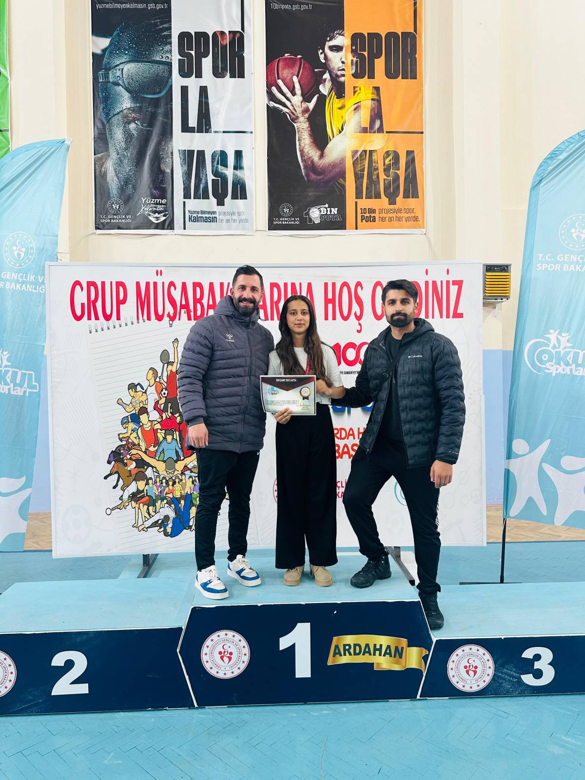 Ağrı'da bilek güreşinde madalya, siyer yarışmasında Türkiye üçüncülüğü