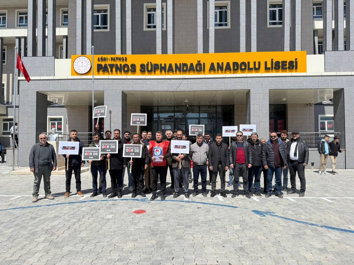 Patnos Eğitim-Bir-Sen’den Şiddet Tepkisi: “Artık Yeter!”
