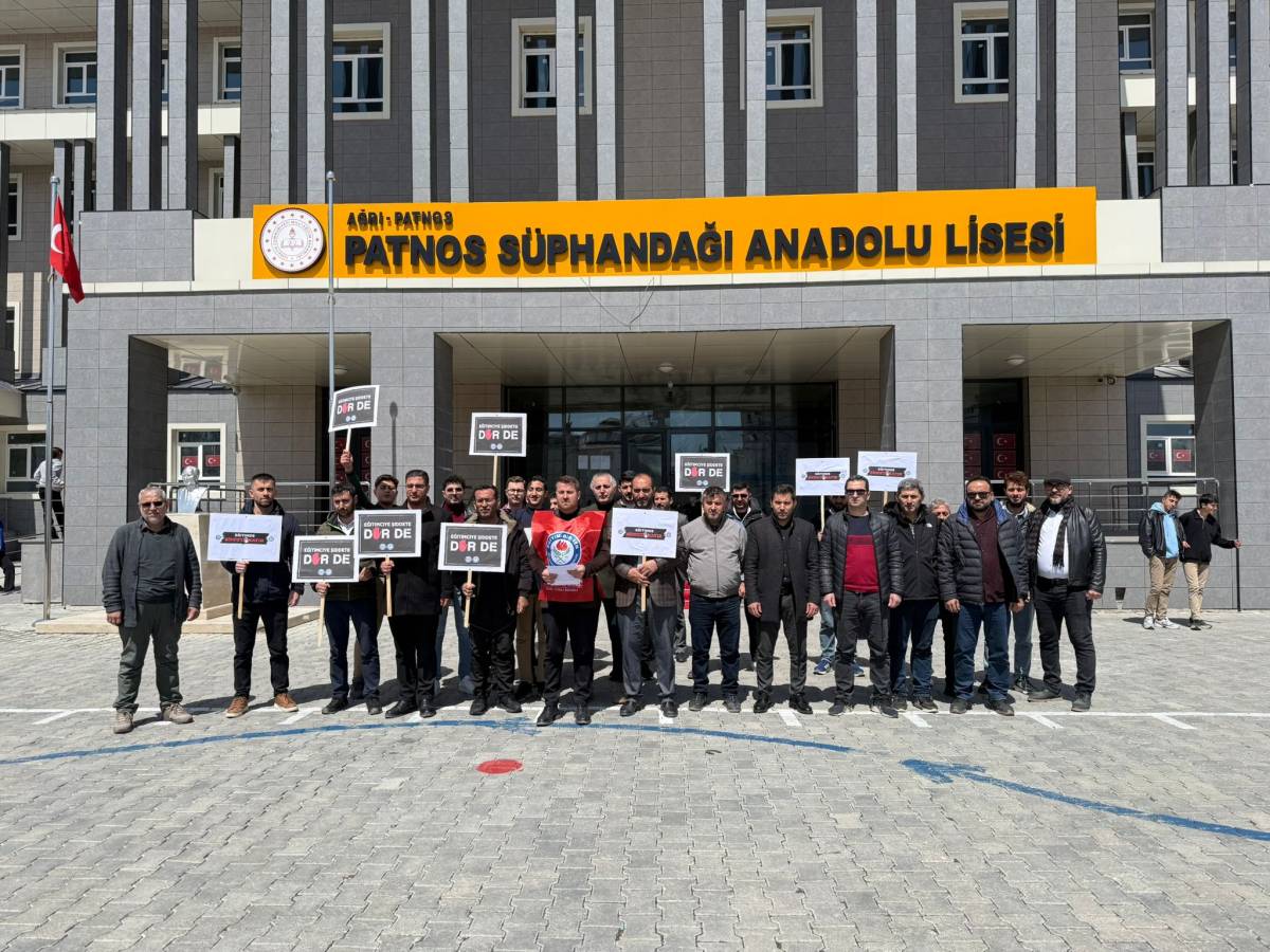 Patnos Eğitim-Bir-Sen’den Şiddet Tepkisi: “Artık Yeter!”