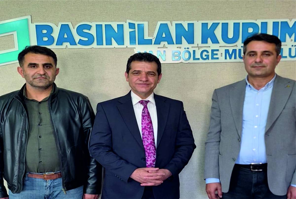 Basın İlan Kurumu Van Bölge Müdürü Kenan Tokgöz’e Hayırlı Olsun Ziyareti