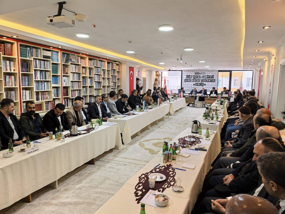 İlim Yayma Cemiyeti 20. Bölge Toplantısı Erciş’te Gerçekleştirildi