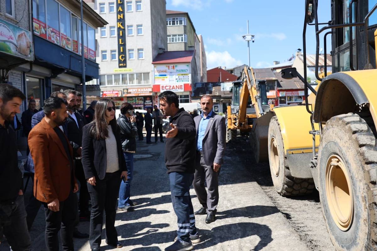 Ağrı’da Ağaçlandırma ve Altyapı Çalışmaları Sürüyor