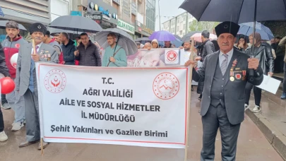 Ağrı’da “Aile Haftası” dolayısıyla Kortej Yürüyüşü düzenlendi